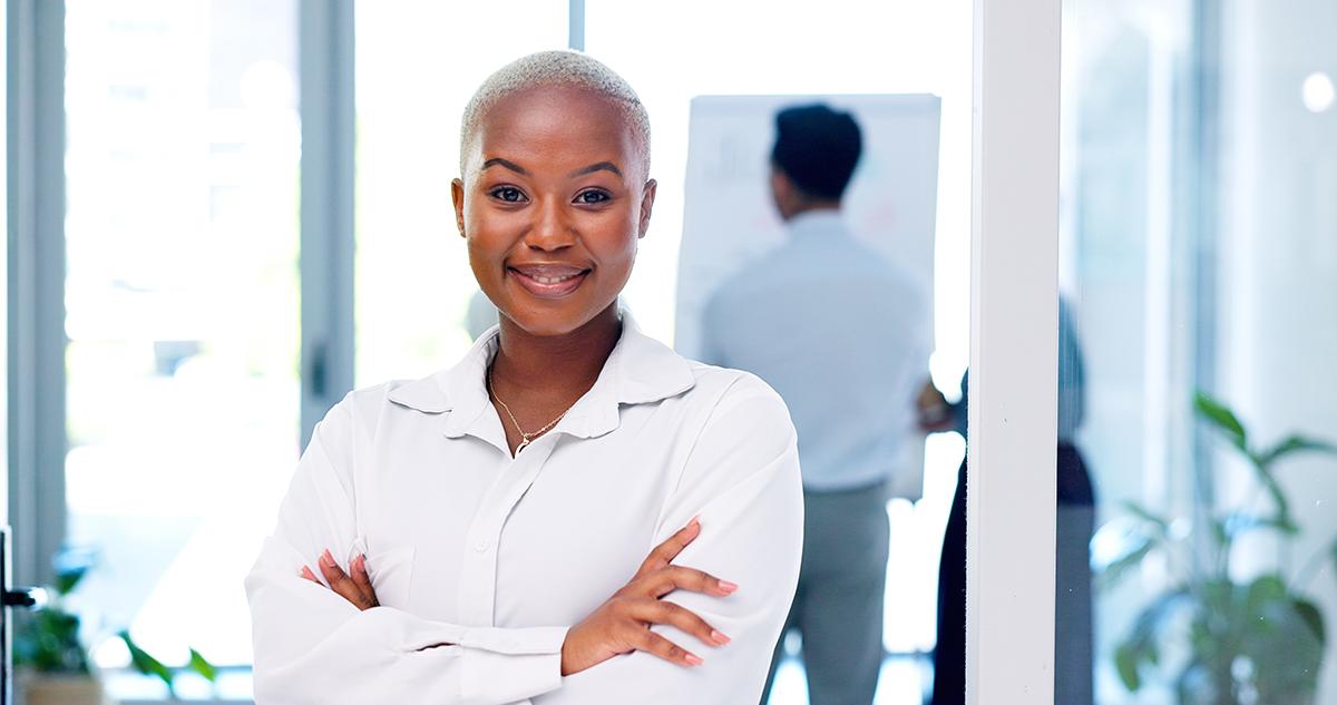 Image of a woman smiling